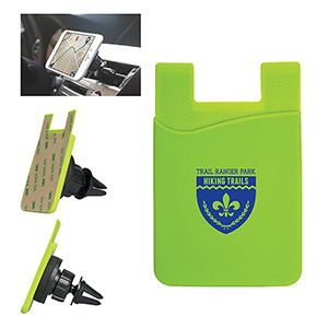 CP9280-C
	-MAGNETO AUTO AIR VENT MAGNETIC PHONE WALLET
	-Lime Green (Clearance Minimum 170 Units)